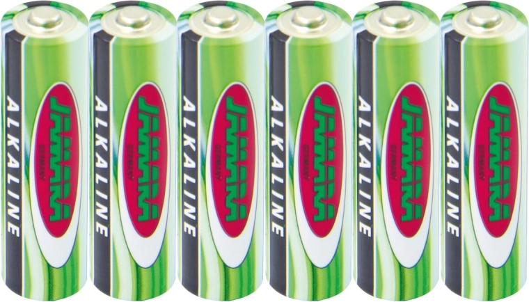 Jamara SuperCell Alkali-Batterien AA 1,5 V 2300 mAh (6 Stk.)