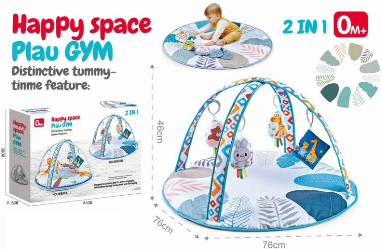 Pädagogische Spielmatte für Babys 2-in-1