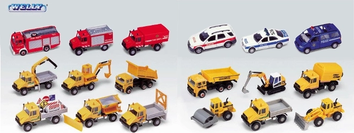Welly Urban Spirit Bau- und Rettungsfahrzeug (Spielauto)