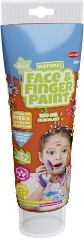 BOTI NATURAL natürliche Farbe zum Finger- und Gesichtsmalen, orange, 100 ml