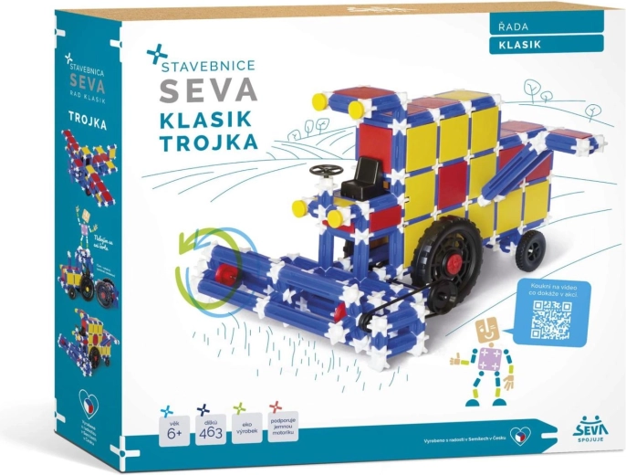 Baukasten Seva Klassik Dreier 464 Teile
