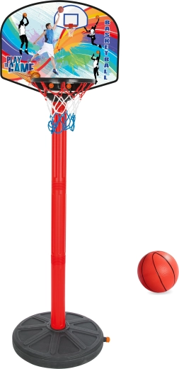 Woopie Kinder-Basketballkorb mit Ball, höhenverstellbar bis 215 cm
