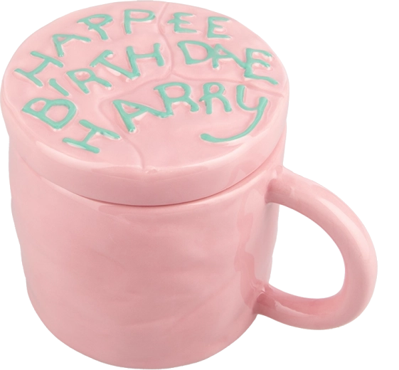Harry Potter Keramikbecher „Happee Bithdae“