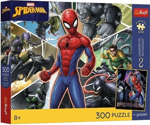 Kinderpuzzle Premium Plus Kids Spider-Man Verborgener Held 300 Teile