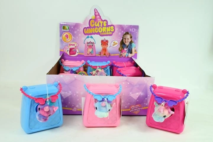 Kinderhandtasche mit Plüsch-Einhorn
