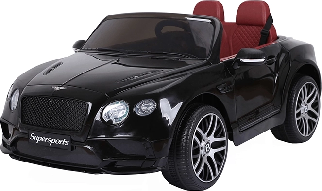 Elektrisches Kinderauto BENTLEY Supersport, schwarz, 2×6 V 7 Ah, zweimotorig