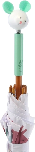Vilac Kinderregenschirm mit Waldmotiven und Mausgriff (Sarah Betz)