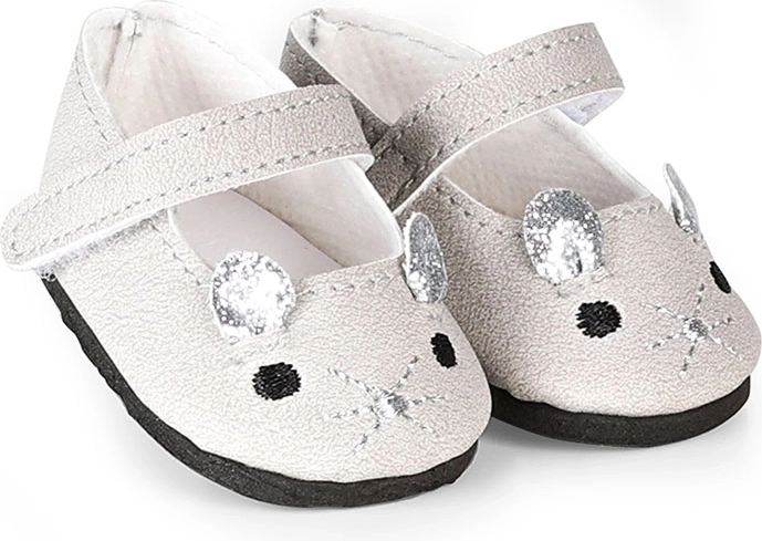 Maus-Ballerinas für Puppen 36–40 cm Skrållan