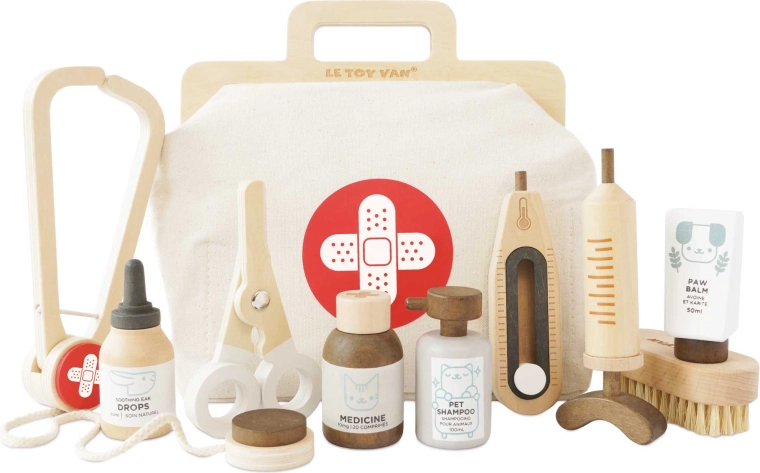 Le Toy Van Holz-Veterinärkoffer für Kinder