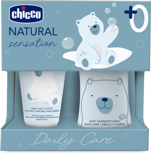Chicco Geschenkset Natural Sensation Daily Care für Neugeborene