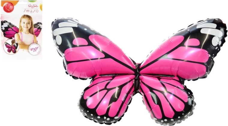 Folienballon mit Trägern – Schmetterlingsflügel