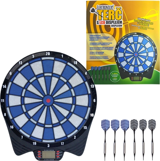 Elektronische Dartscheibe mit LCD-Display