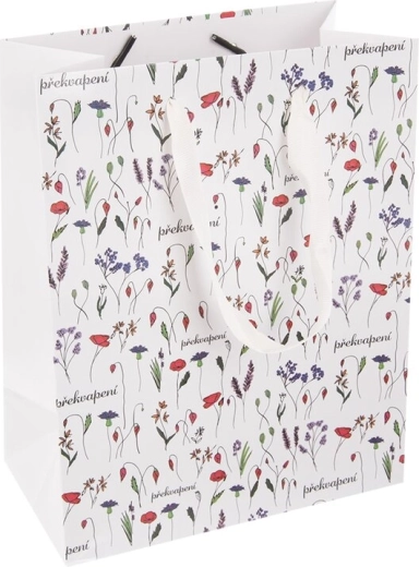 Geschenkpapiertasche „Überraschung“ 14 × 7 × 18 cm