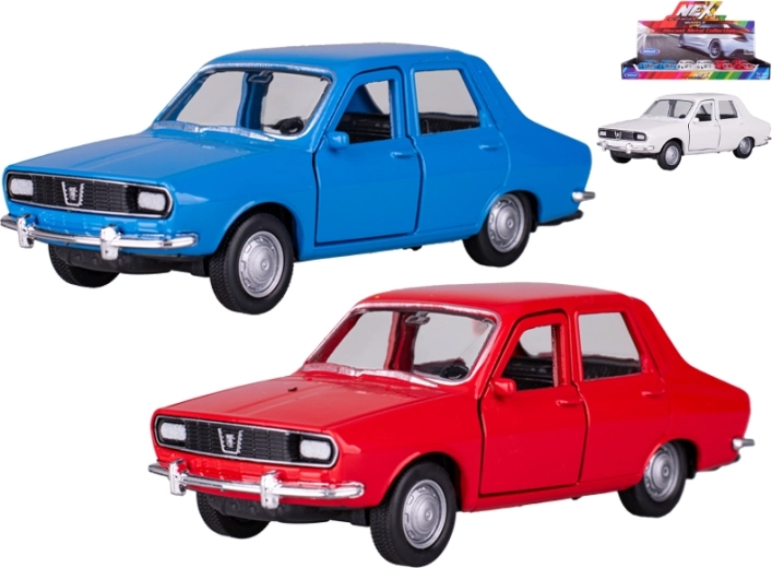 Metallmodellauto Dacia 1300 1:34 Welly mit Aufziehmotor