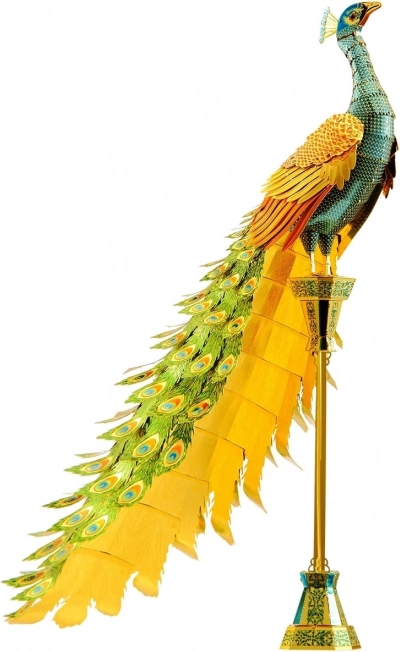 Metall-3D-Modell Pfau – METAL EARTH ICONX