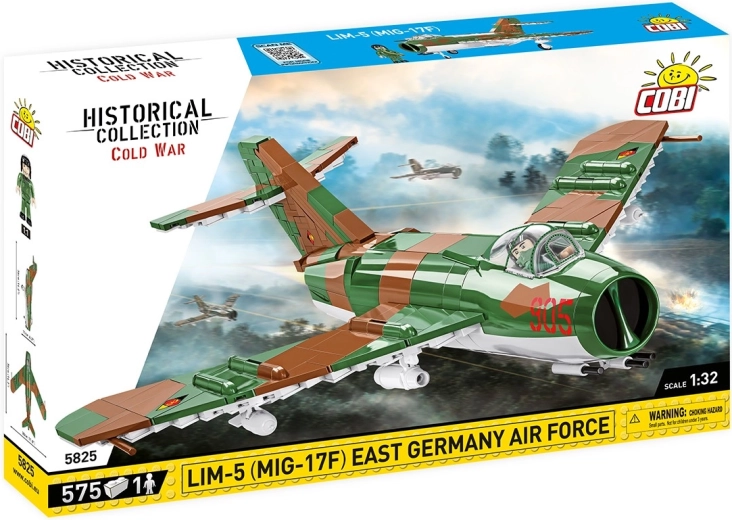 Cobi MiG-17F (LIM-5) Flugzeug der ostdeutschen Luftwaffe 1:32