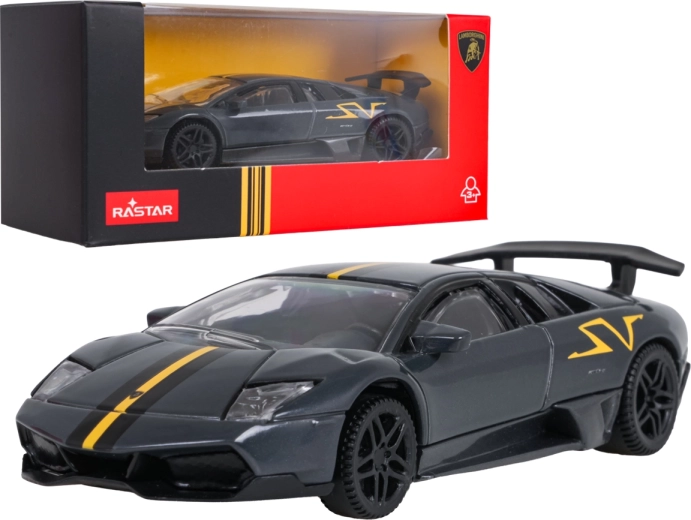 Metallmodell Lamborghini Murciélago LP 670-4 SV Superveloce 1:43 grau RASTAR