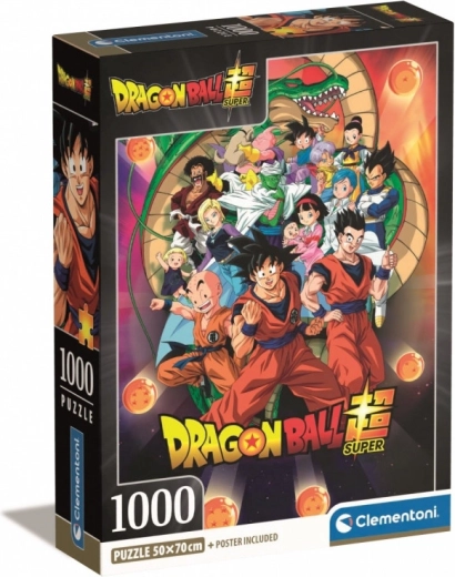 Clementoni Puzzle 1000 Teile – Anime DRAGON BALL Compact