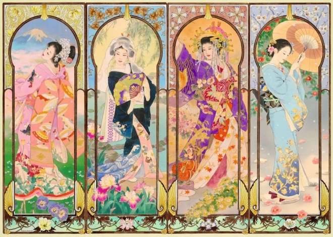 Puzzle Ravensburger Vier Jahreszeiten 1000 Teile