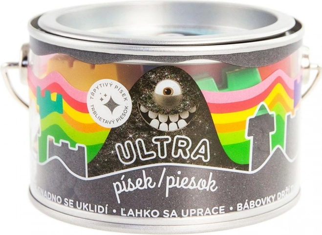 Ultra-Sand mit Glitzer 200 g – schwarz