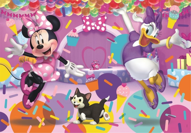 Puzzle 104 Teile MINNIE UND DAISY – Clementoni