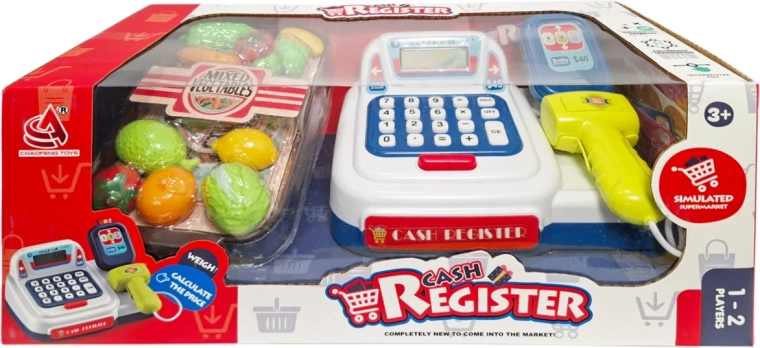 Kinderkasse mit Scanner und Zubehör