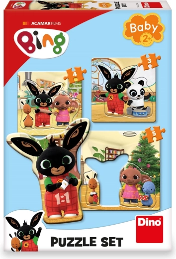 Baby-Puzzle Bing und Freunde 3-in-1 (3, 4, 5 Teile)