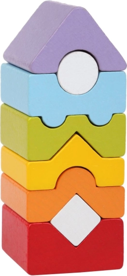 Turm XII - Holzpuzzle für Kinder