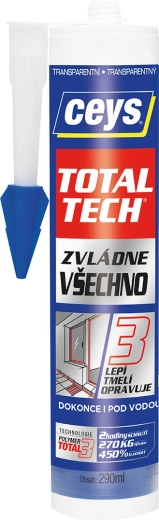 Universalkleber und Dichtstoff 290 ml CEYS TOTAL TECH transparent