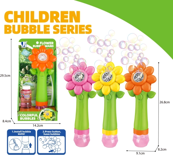 Seifenblasen-Sonnenblume mit Lichteffekten 100 ml