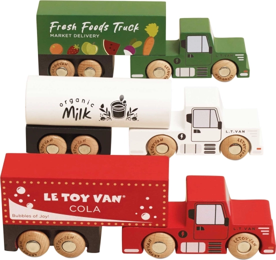 Le Toy Van Holz-LKW-Set