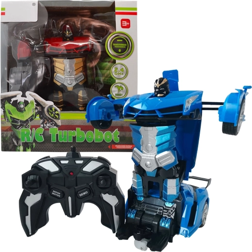 RC verwandelbares Auto und Roboter Turbobot mit Fernbedienung