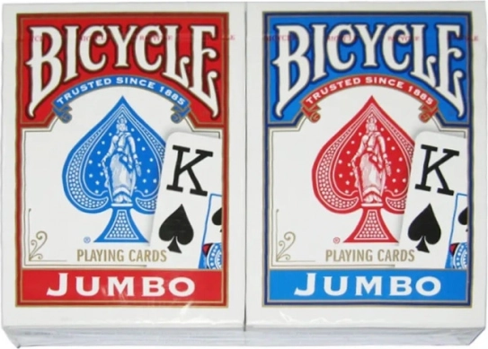 Spielkarten BICYCLE Rider Back Jumbo Index – 2 Decks