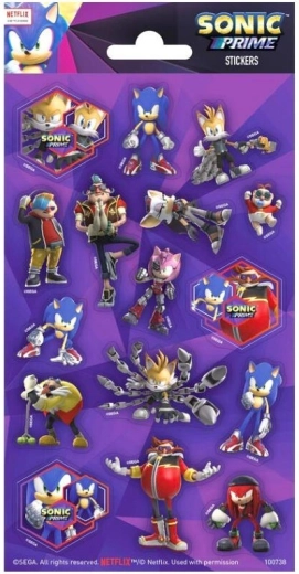 SONIC-Aufkleber – dekorative Sticker für Fans