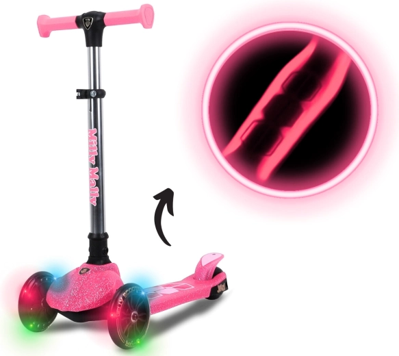 Milly Mally dreirädriger Kinderroller Jelly rosa