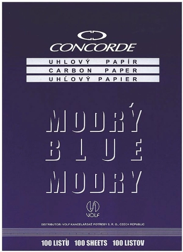 Kohlepapier CONCORDE A4, blau, 100 Blatt