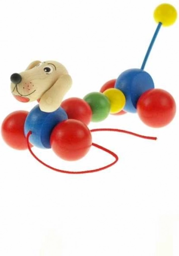 Holzziehspielzeug - Dackel