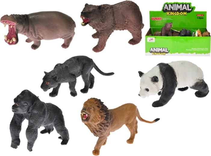 Safaritiere 8–10 cm, Set mit 12 Arten