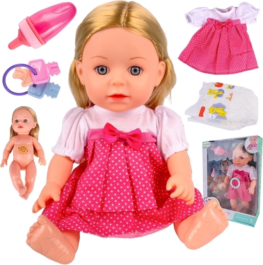 Puppe mit Zubehör Lucky