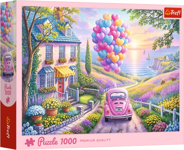 Puzzle mit 1000 Teilen – Romantische Ausfahrt – Trefl