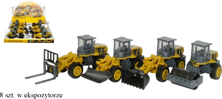 Metallisches Baufahrzeug – Bagger