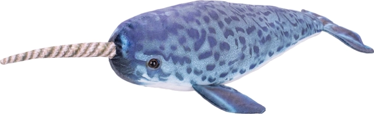 Plüsch-Narwal 40 cm für Babys