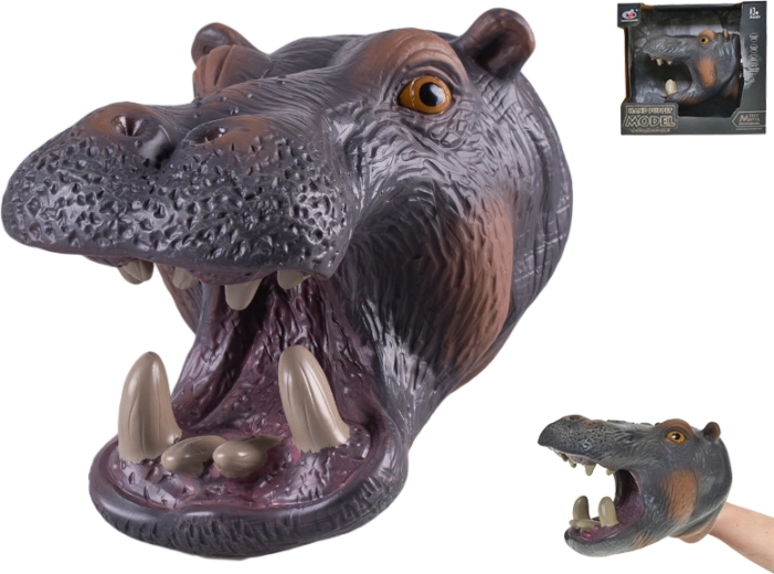 Handpuppe Nilpferd 18 cm