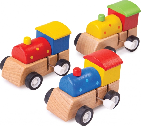 Bunte Holzeisenbahn Bigjigs Toys