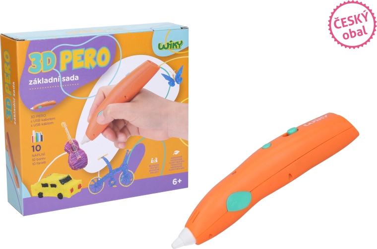 WIKY 3D-Stift orange mit Grundausstattung