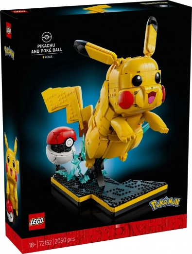 LEGO Pokémon Pikachu und Pokéball – Sammlermodell