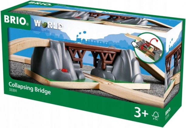 Brio World Schienenbrücke mit Klappmechanismus