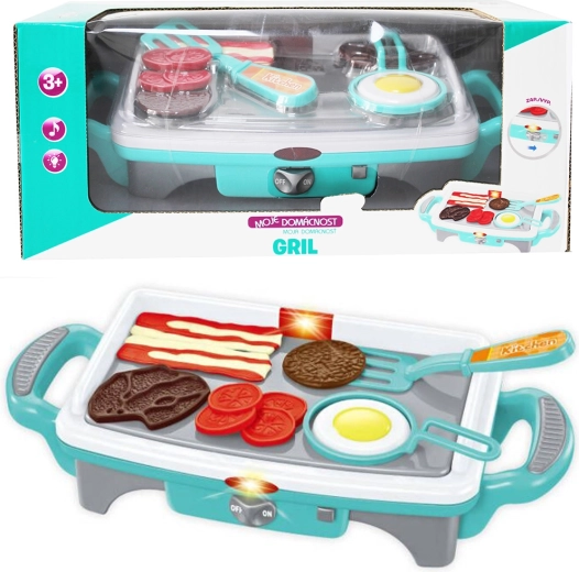 Elektrischer Kinderspiel-Grill mit Zubehör MEIN HAUS