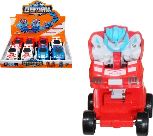 Rettungsauto, das sich in einen Roboter verwandelt – mit Reibungsantrieb