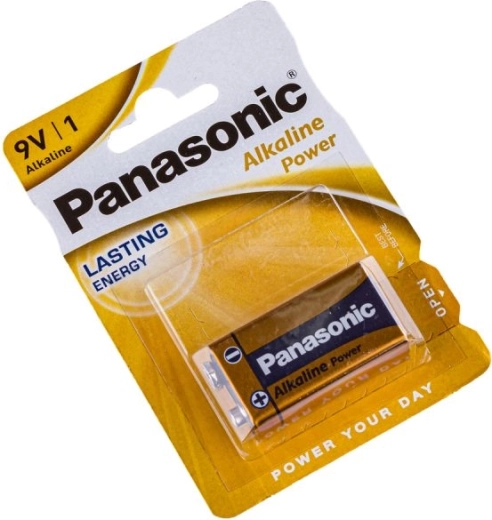 Alkaline Batterie Panasonic 9V (6LR61) – 1 Stück